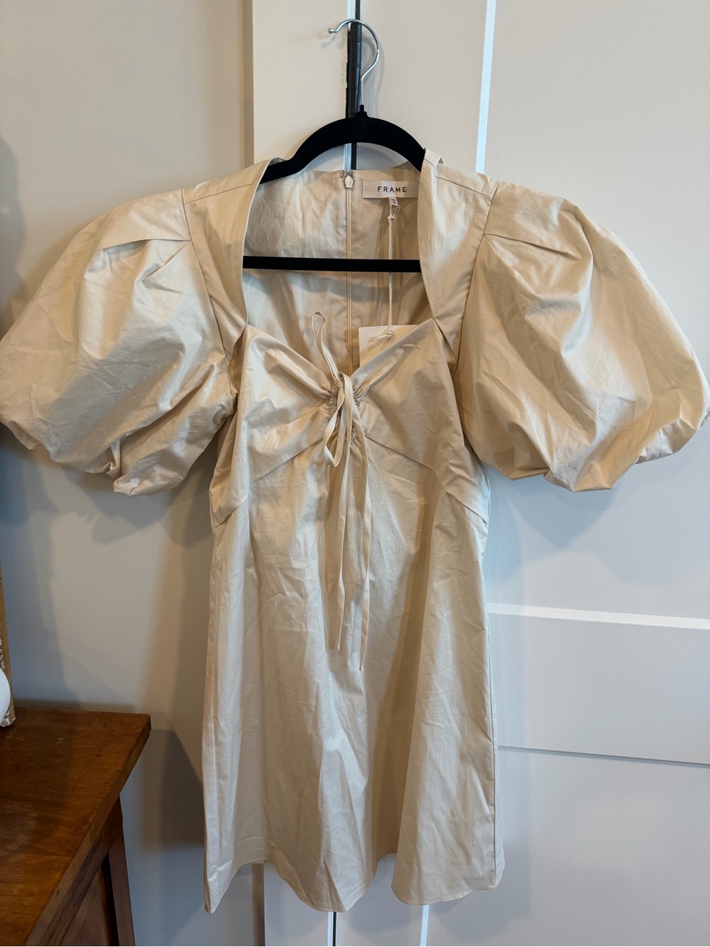 FRAME Puff Sleeve Dress